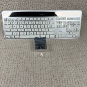 Logitech K750 Wireless Solar Keyboard for Mac 920-003472 w/Dongle Tested